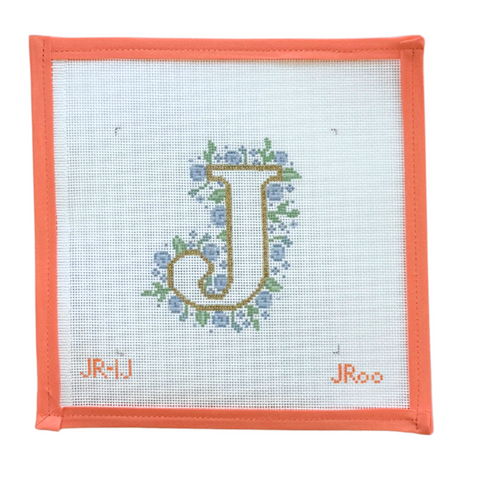 Floral Alphabet J