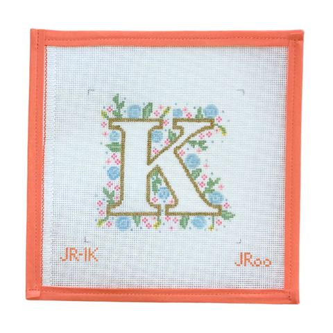 Floral Alphabet K