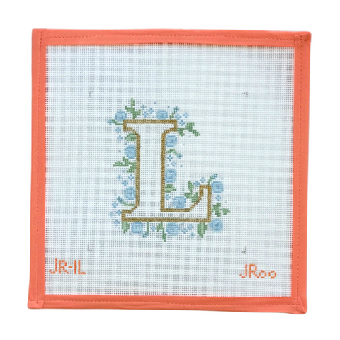 Floral Alphabet L
