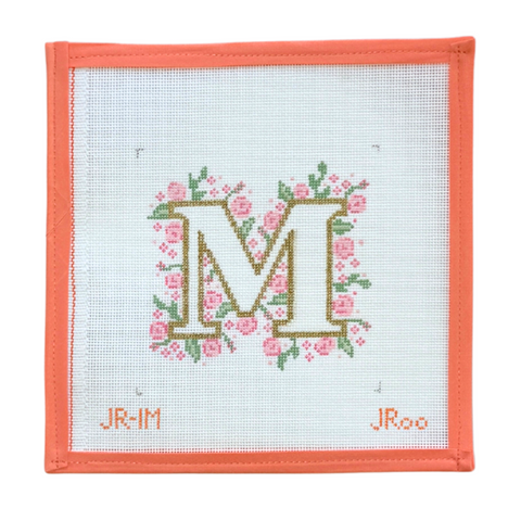 Floral Alphabet M