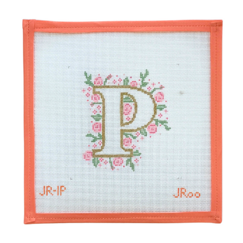 Floral Alphabet P