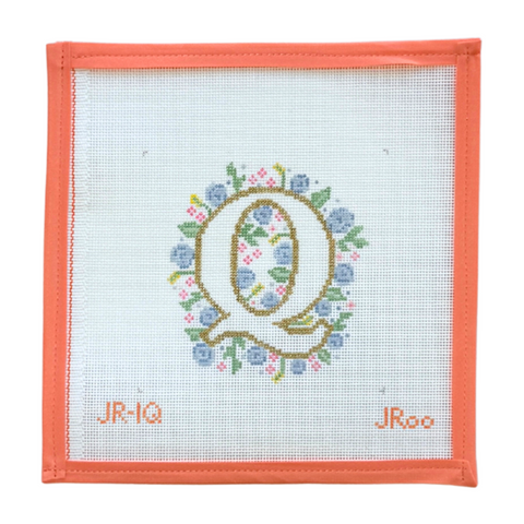 Floral Alphabet Q