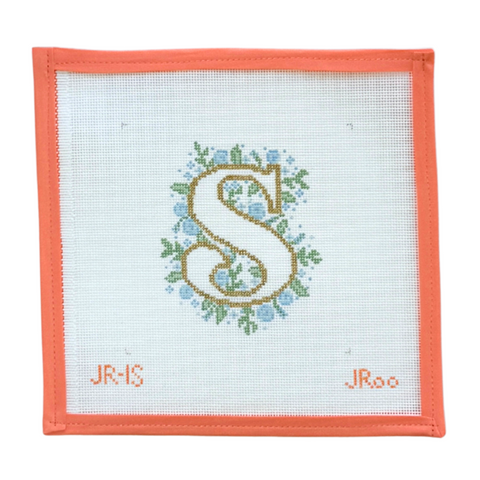 Floral Alphabet S