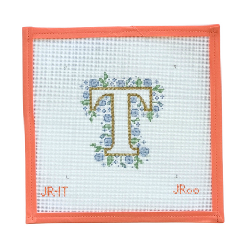 Floral Alphabet T