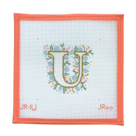 Floral Alphabet U