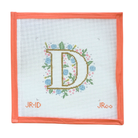 Floral Alphabet D