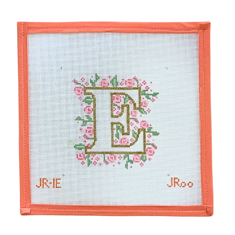 Floral Alphabet E