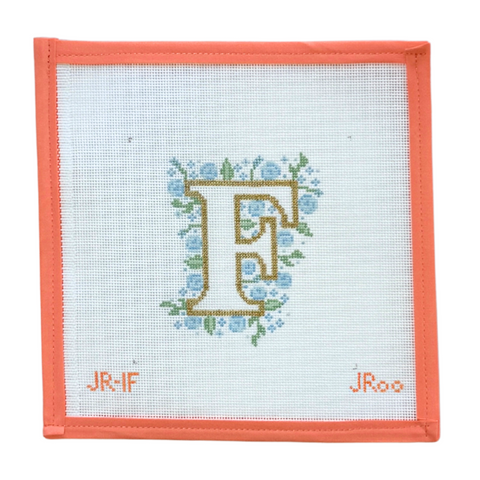 Floral Alphabet F