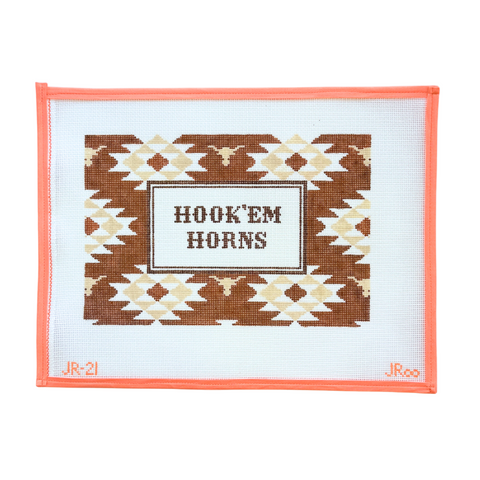 Texas Horn Motto Pattern