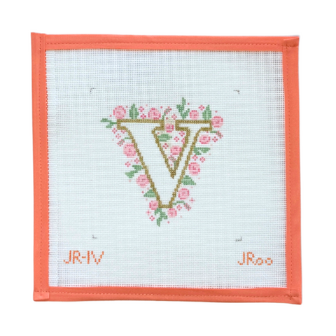 Floral Alphabet V
